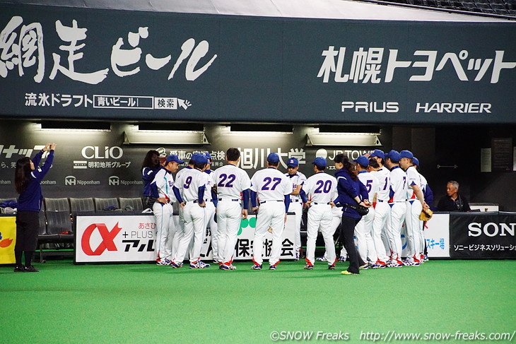 井山敬介さん率いる野球チーム「NEW WALK YANKEES」 vs Brain presents タマキちゃんを応援しよう!!チャリティーゲーム in 札幌ドーム